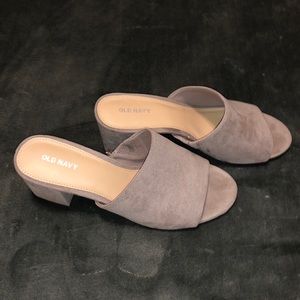 Old Navy Suede Block Heels - Women’s Size 8
